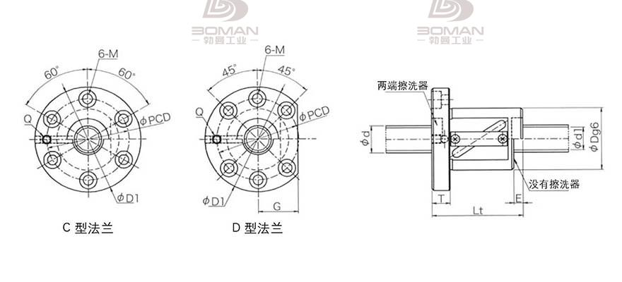 KURODA GR3208DS-DALR 黑田精工丝杆规格说明