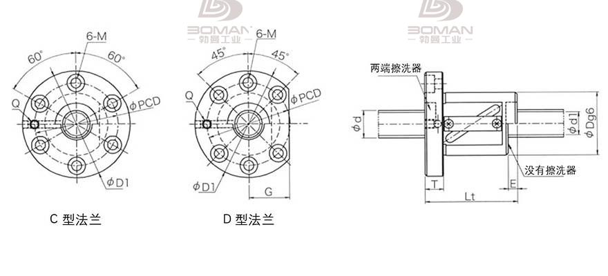KURODA GR5016DS-DAPR 日本黑田精工丝杠钢珠安装方法
